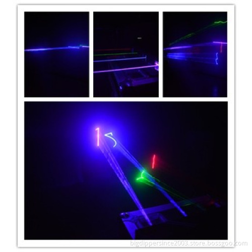 Big dipper DMX 4 Lens RGB Beam Pattern Network Laser Light Home PRO DJ Show KTV Scanner Club Stage Lighting